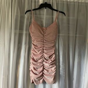 Sparkly Pink Bodycon Dress